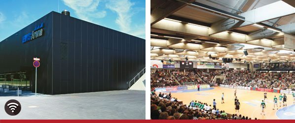 EWS Arena Göppingen - WLAN Technik