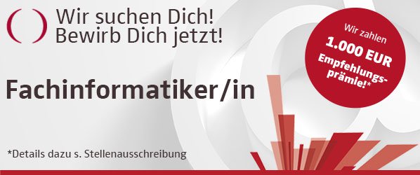 Stellenausschreibung Fachinformatiker/in - Abteilung Helpdesk