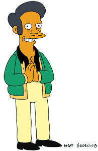 Apu aus der Serie "Die Simpsons"