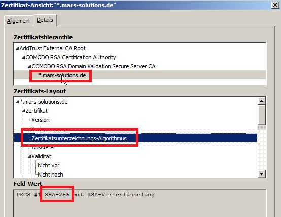 SSL Zertifikat