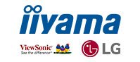 Iiyama, Viewsonic und LG Logo