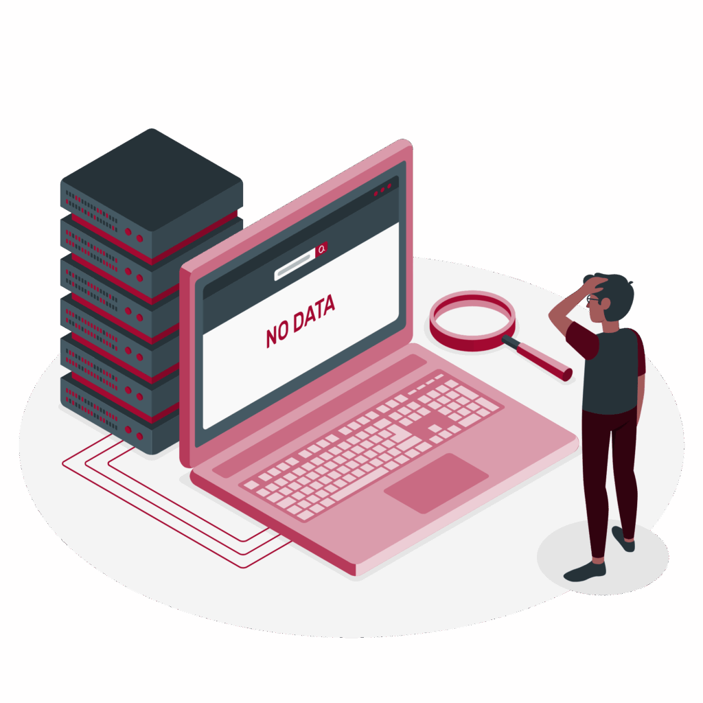 Keine Daten - Datenverlust